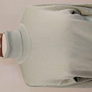 Celine mint-green turtle-neck, silk/cashmere